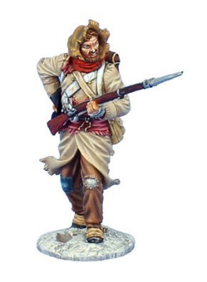 French Fusilier Reaching for Cartridge - 4th Line Infantry