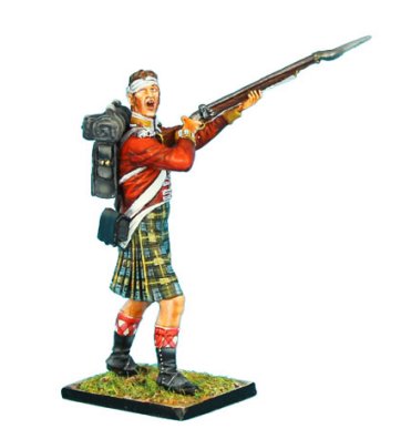 92nd Gordon Highlander Bandaged Head Yelling