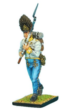 Austrian Hahn Grenadier Advancing Raised Musket