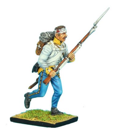 Austrian Hahn Grenadier Charging Bandaged Head