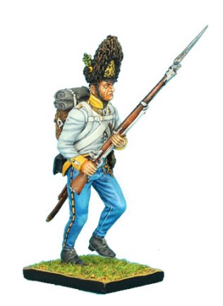 Austrian Hahn Grenadier Advancing Raised Musket