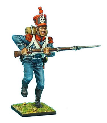 French 1st Light Infantry Carabinier Charging