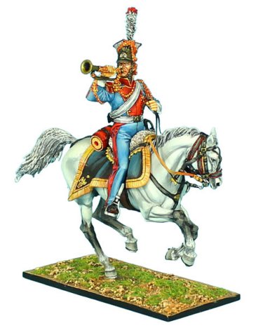 2nd Dutch "Red" Lancers of the Imperial Guard Trumpeter