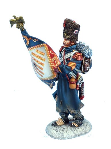 Old Guard Grenadier with 1st Grenadiers a Pied Standard