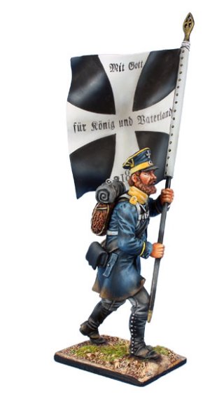 Prussian 3rd Silesian Landwehr Standard Bearer #2