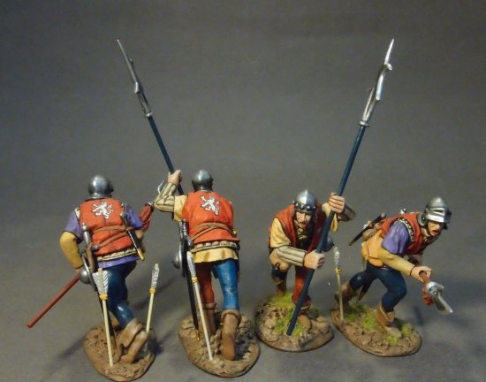 Four Yorkist Billmen, The Retinue of John Howard, 1st Duke of Norfolk