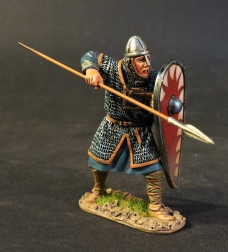Norman Spearman with Red Shield, Norman Army