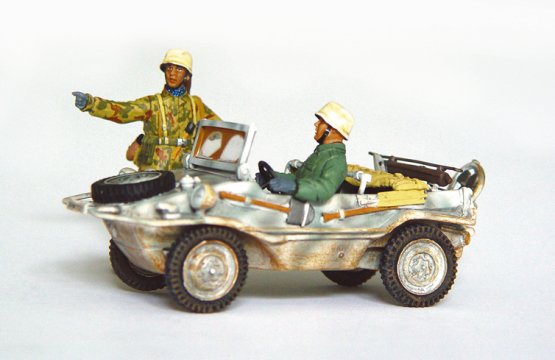 Winter Schwimwagen with Paratrooper and Driver