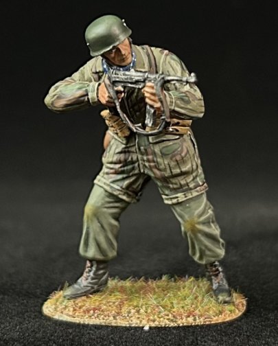 Fallschirmjäger MP40 Submachine Gunner Shooting
