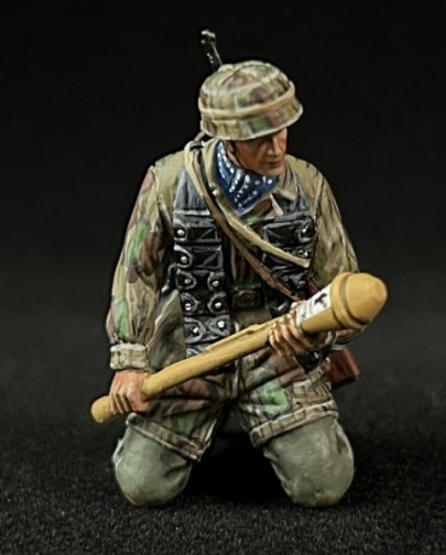 Fallschirmjäger Rifleman Holding a Panzerfaust