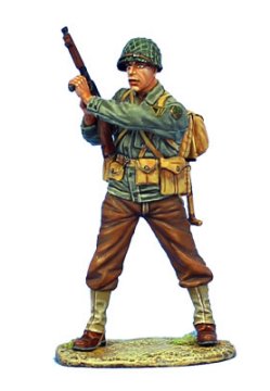 US 4th ID Sergeant with Thompson SMG