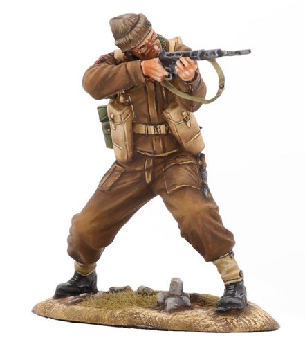 British Commando Firing Sten