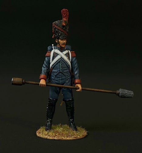 Old Guard Artillery Gunner with Rammer/Sponge