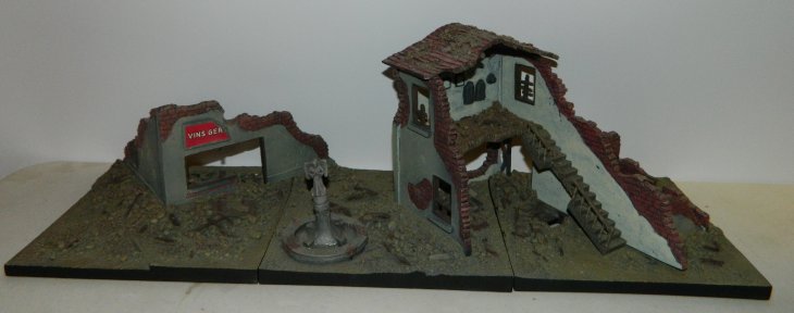 Ruined Normandy Village Diorama