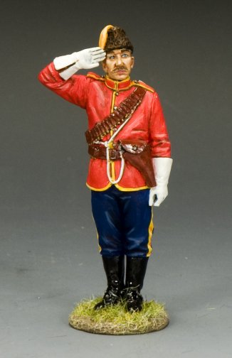 Canadian Mountie Saluting