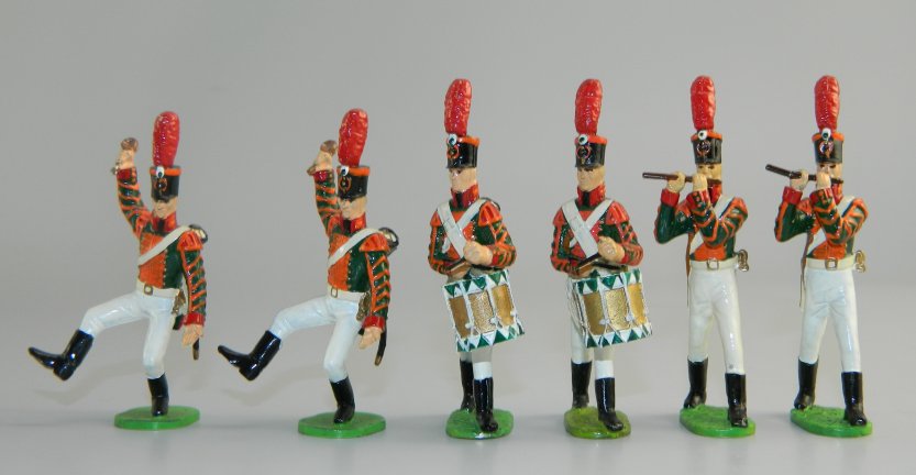 Russian Napoleonic Drummers, Fifers & Dancing Soldiers