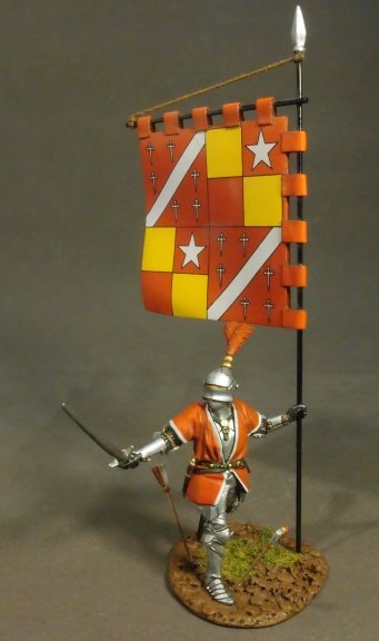 Men At Arms with Battle Standard - The Retinue of John De Vere, 13th Earl of Oxford