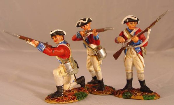 British Regulars Firing - American Revolution