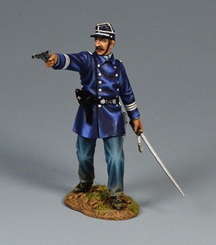 Chasseur à Pied Officer with Pistol