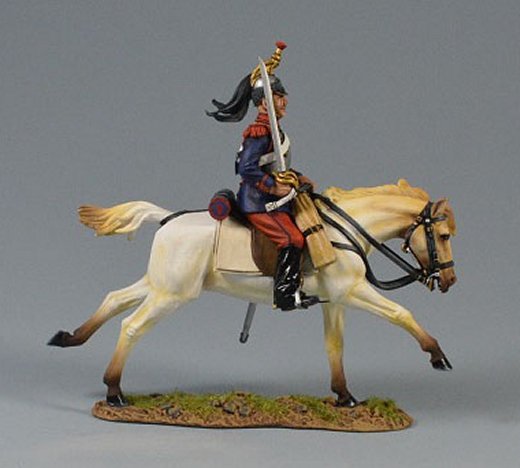 French Cuirassier Ready with Sword Up