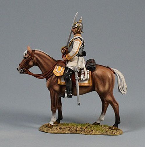 Prussian Cuirassier Standing Ready