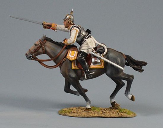 Prussian Cuirassier Charging