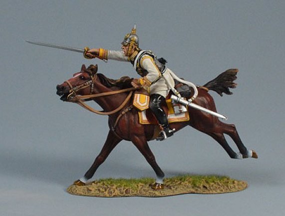 Prussian Cuirassier Charging