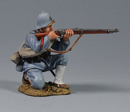 French Marine Infantry Kneeling Firing