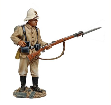 German Soldier Reloading