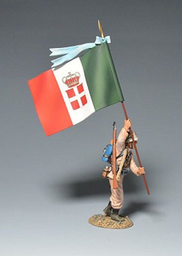 Italian Bersaglieri Flagbearer (Khaki)