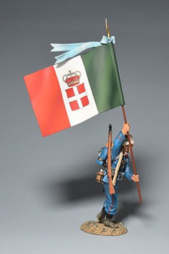 Italian Bersaglieri Flagbearer