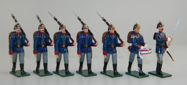 WWI Imperial German Army Marching