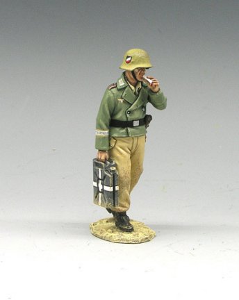 Smoking WWII Afrika Korps Soldier