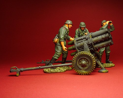 Nebelwerfer with 3 Crew Members