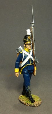Portuguese Line Infantry, 21st Line Infantry Regt., Line Infantry Marching - Blue Trousers