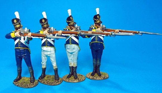 Four Figures Firing, Box Set, 21st Line Infantry Regt