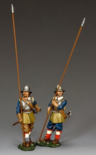 Vertical and Advancing Pikemen (Royalist)