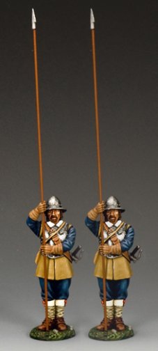 Two Standing Pikemen (Royalist)