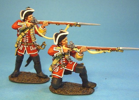 28th Regiment of Foot, 2 British Line Infantry Firing