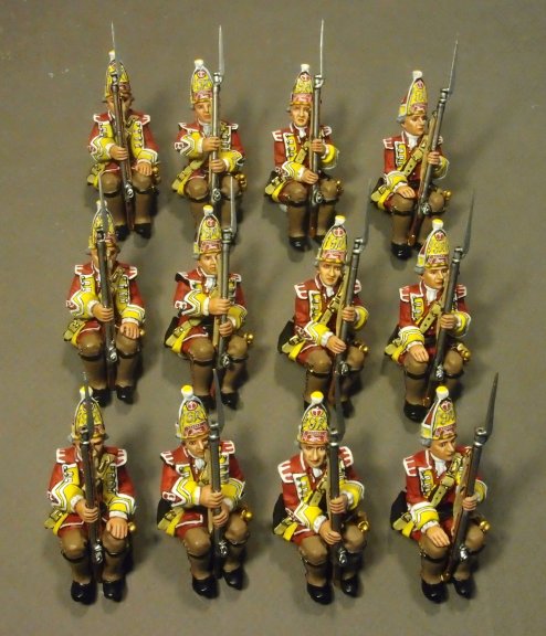 Twelve Grenadiers, 15th Regiment of Foot - Quebec Landing Barge, Battle on the Plains of Abraham