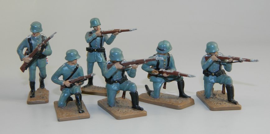 WWII German Infantry Firing