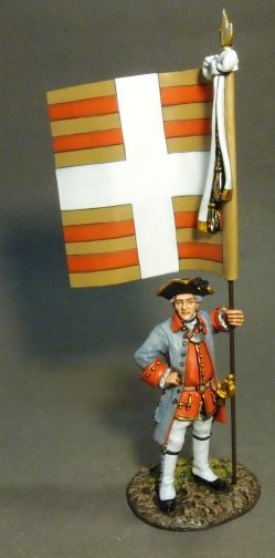 Standard Bearer with Regimental Colours, Regiment de Bearn