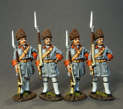 Regiment de Bearn, Grenadiers Waiting in Reserve Set #1