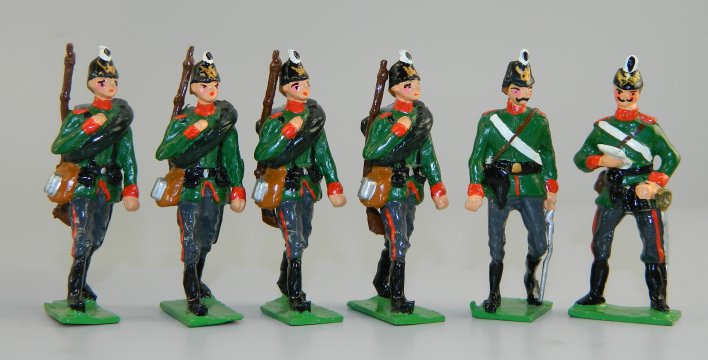 Napoleonic Dragoons Marching