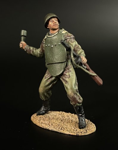 Red Army Assault Engineer Throwing a Grenade