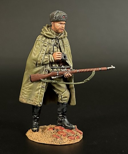 Red Army Sniper Koulikov Wearing a Cloak