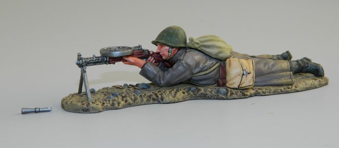 Lying Prone Machine Gunner