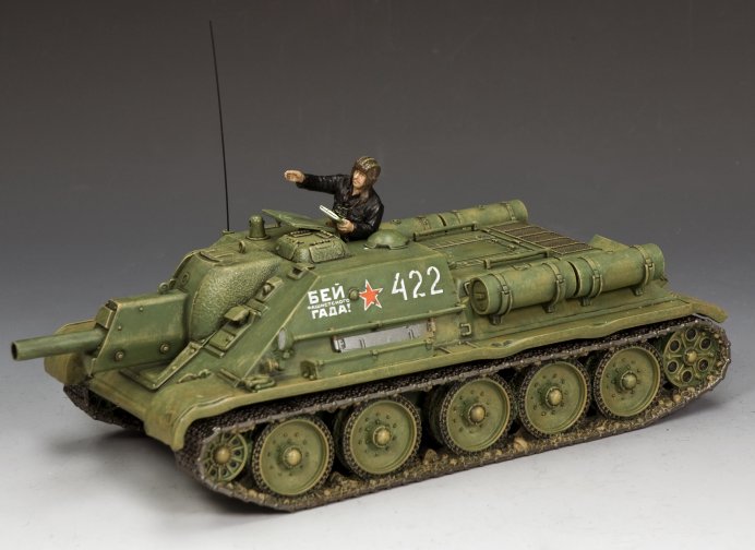 SU-122 Self Propelled Howitzer|King & Country|Model Tank|WWII|Russian|RA077