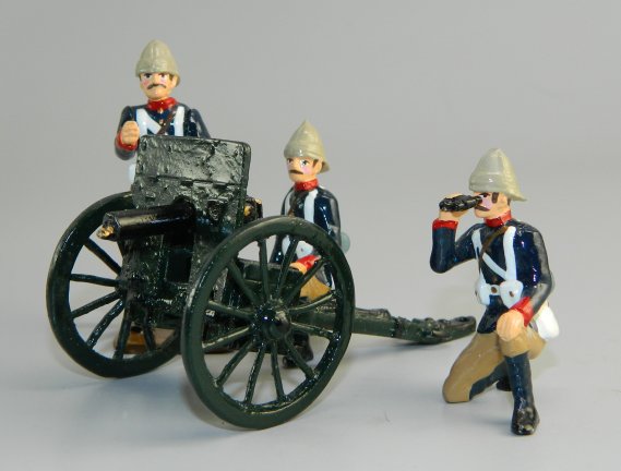 Royal Artillery Gun with 3 Man Crew