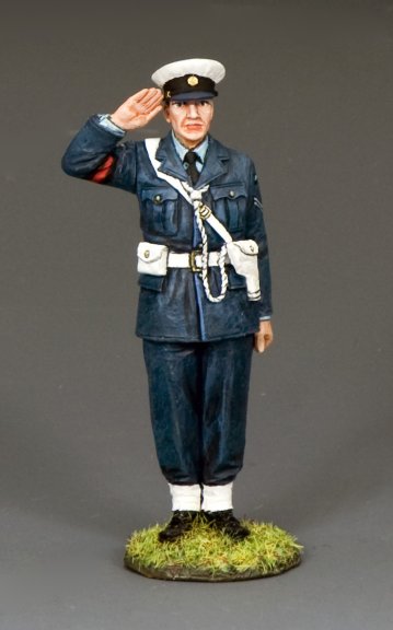 Saluting RAF Policeman